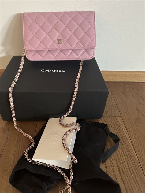 borsa chanel wallet on chain rosa|Chanel woc wallet.